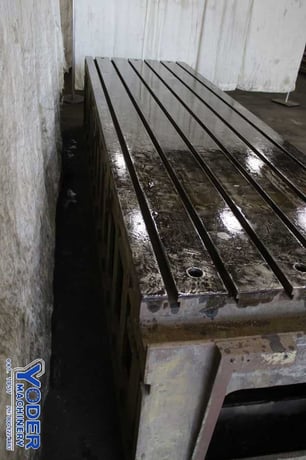 T-slotted table, 43 x 150, cast iron construction - Image 6