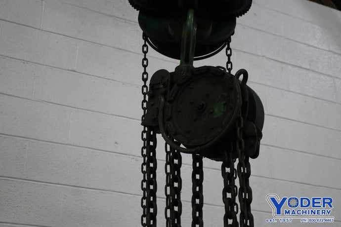 5 Ton, Jet #L70, manual chain hoist, serial #76/29928 - Image 3