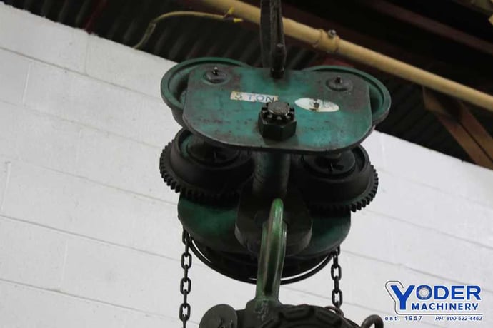 5 Ton, Jet #L70, manual chain hoist, serial #76/29928 - Image 5