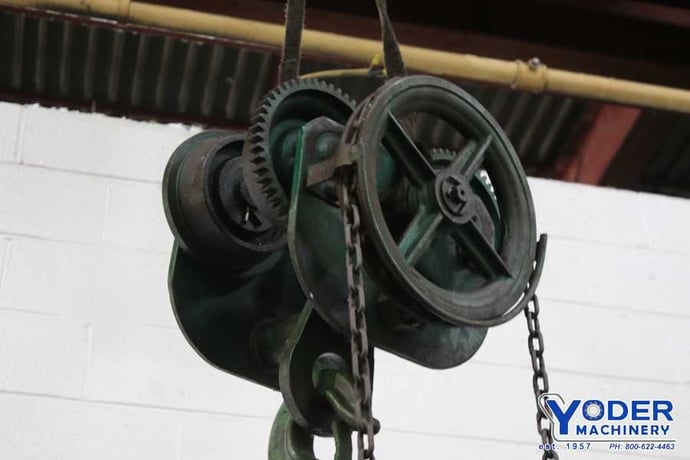 5 Ton, Jet #L70, manual chain hoist, serial #76/29928 - Image 7