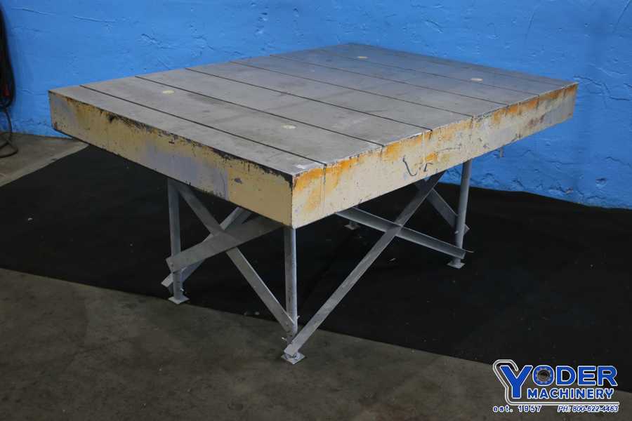 50" x 70" Portage, steel layout table - Image 2