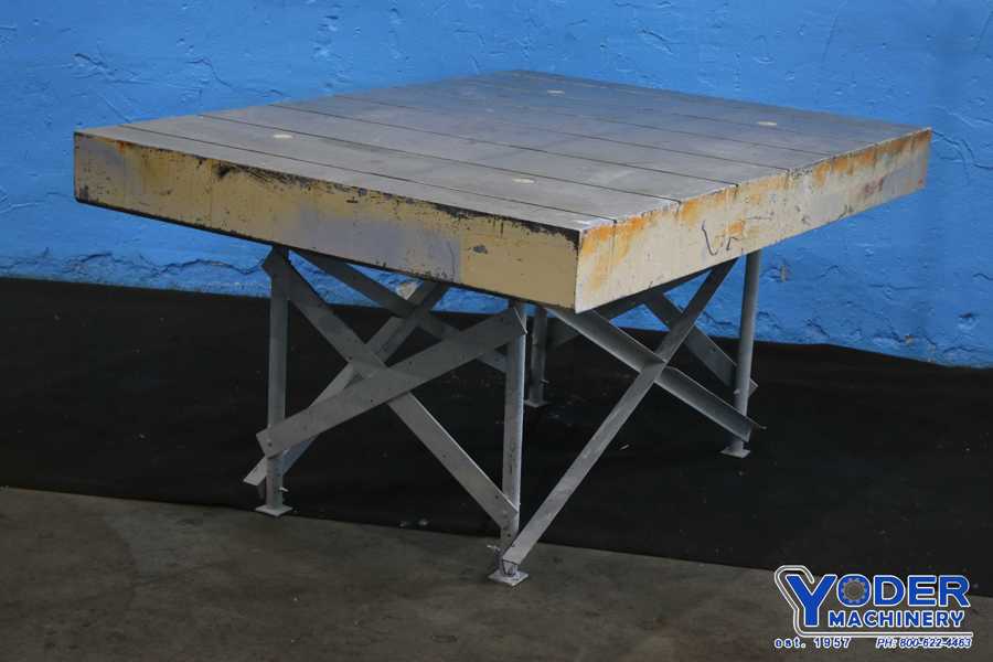 50" x 70" Portage, steel layout table - Image 6
