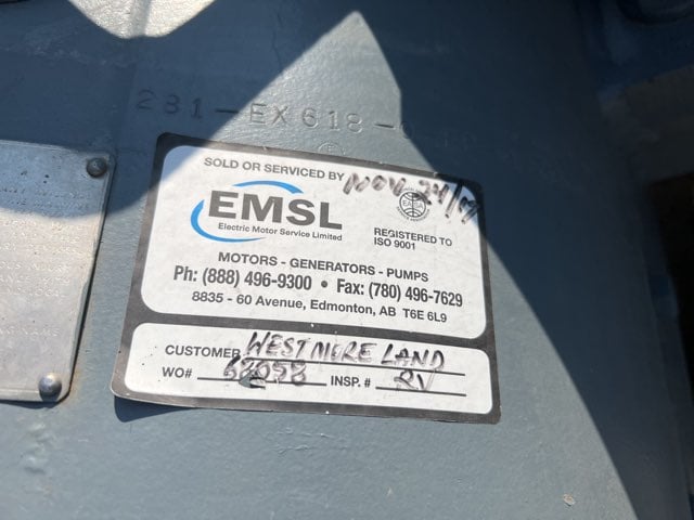 640 HP 820 RPM General Electric, Frame MDV818AAR, DPFVBB (3 available) - Image 1