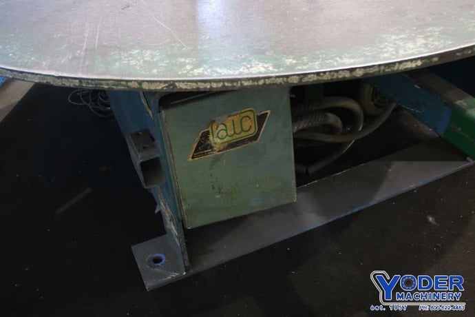 6000 lb. AWC #D-60FNC, pallet type horizontal coil reel, 72" outside dimensions, 0-35 RPM - Image 3