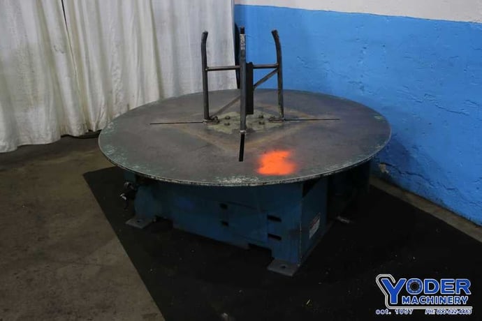 6000 lb. AWC #D-60FNC, pallet type horizontal coil reel, 72" outside dimensions, 0-35 RPM - Image 4