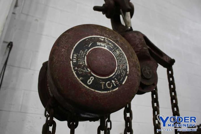 8 Ton, Budgit, chain fall hoist - Image 5
