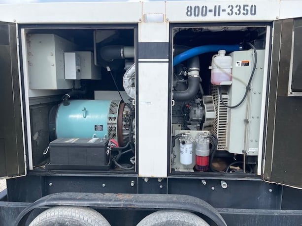 110 KW Multiquip #DCA125SSIU4F, trailer mounted, Tier 4F, sound attenuated enclosure, 240/480 Volts, 9645 - Image 3