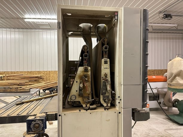 43" SCMI #Sandya-7S, 2-Head Wide Belt Sander, 43" x 85" belt, 2005 - Image 4