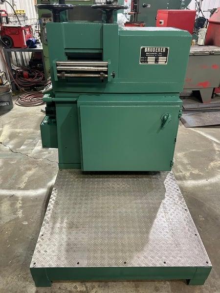 Bruderer #18260-1000.2, 19 straightening rolls, 260mm material width,.20-4mm thickness - Image 3