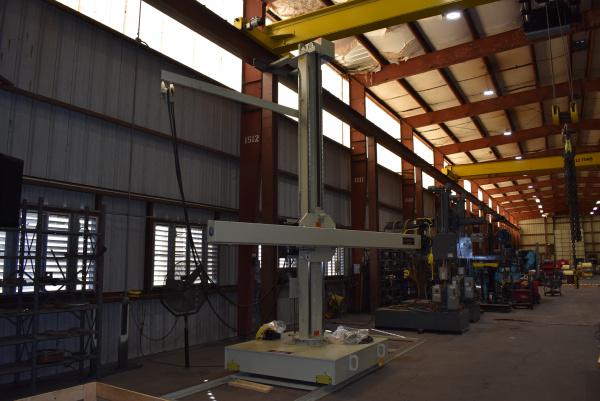 12' x 12' Pandjiris #1100, welding manipulator, power travel car, variable speed, hand pendant Control, new - Image 7