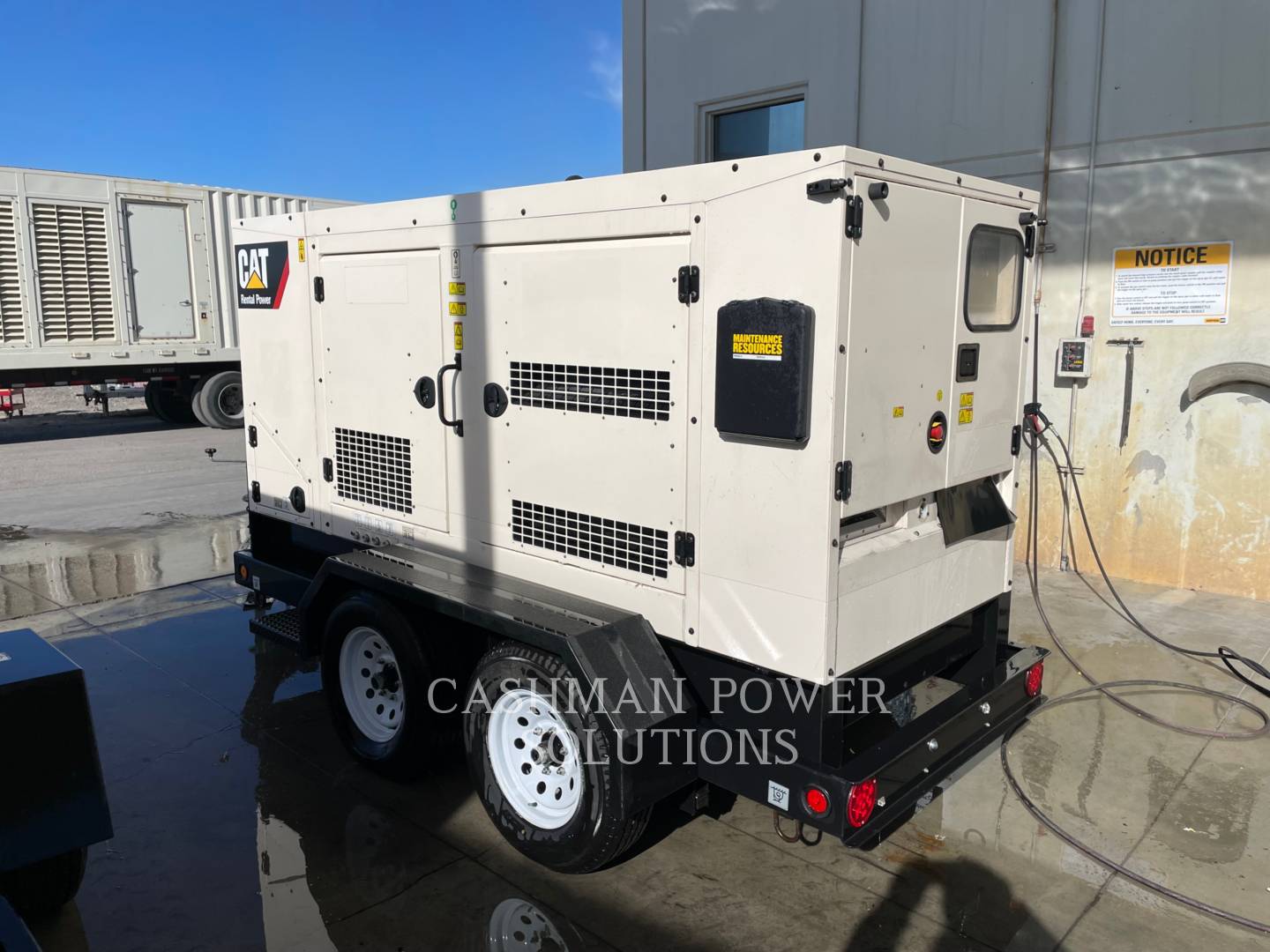 110 KW Caterpillar #XQ125, mobile diesel generator set, 1800 RPM, 480 Volts, 1458 hours, 2019 - Image 3