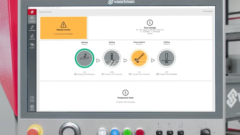 Voortman #V310, plate processing machine, VACAM Control, Hypertherm XPR300,300 amps, new - Image 7