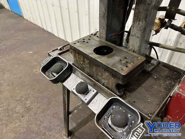5 Ton, Perkins #1-A, OBI flywheel press, 1" stroke, 8" Shut Height, 3-3/4" throat, air clutch, 1/2 HP - Image 5