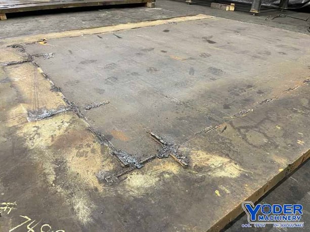 115" x 96" x 2-3/4", Solid steel plate - Image 4