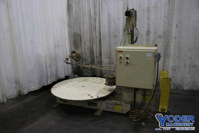 8000 lb. Littell #H-80-Lazy-Susan, pallet type coil reel, 54" outside dimensions, 14" table height, 1/2 HP - Image 2