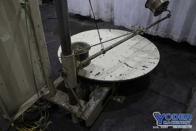 8000 lb. Littell #H-80-Lazy-Susan, pallet type coil reel, 54" outside dimensions, 14" table height, 1/2 HP - Image 6