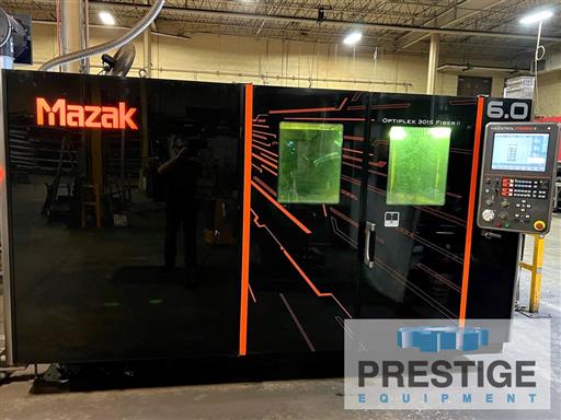 Mazak #Optiplex-3015-Fiber-III, 6000 watt laser, 60" x120"dual pallet,MCT-2.0 cutting head, 2016, #43003 - Image 2