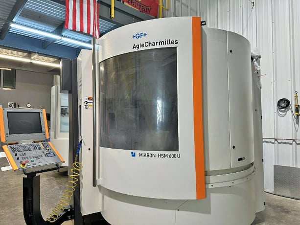 Mikron #HSM-600U, 5-Axis vertical machining center, 50 automatic tool changer, 31.5" X, 23.6" Y, 19.7" Z - Image 1