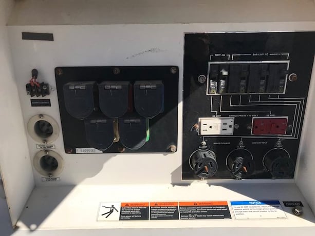 62 KW Multiquip #DCA70SSIU4F, trailer mounted, Tier 4F, sound attenuated enclosure, 120/240/208/277/480 - Image 4