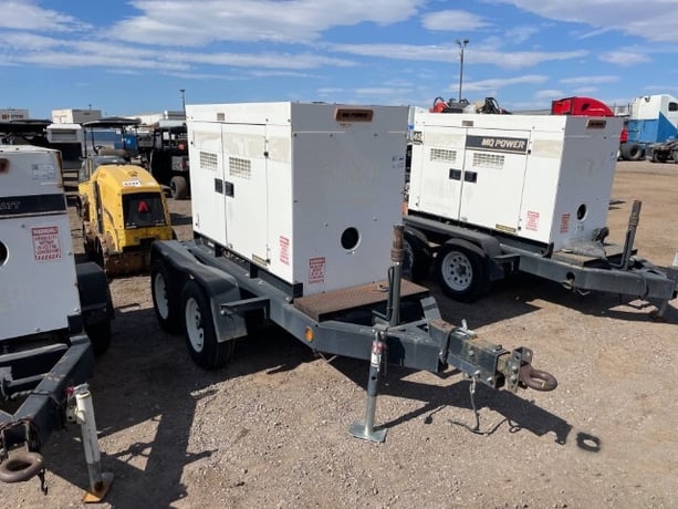 37 KW Multiquip #DCA45SSIU3, trailer mounted, Tier 3, sound attenuated enclosure, 120/240/208/277/480 Volts - Image 3