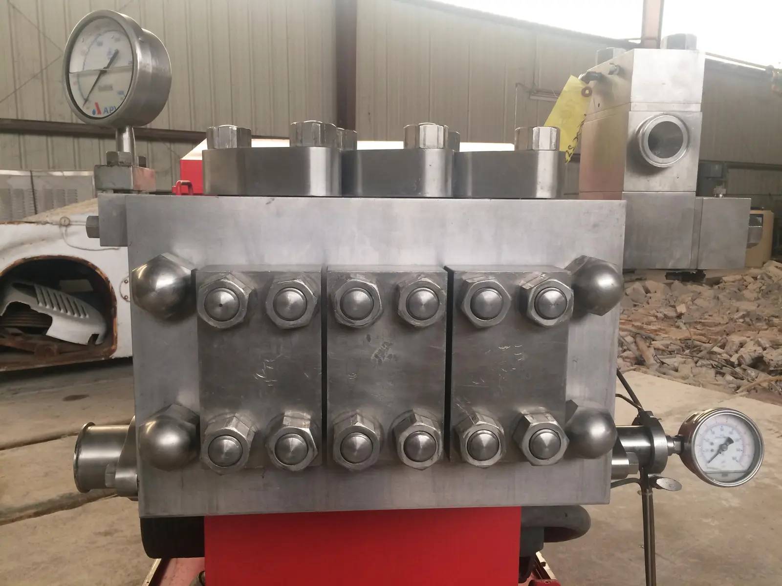 APV Gaulin #MS45-3TPS, homogenizer, 3630 GPH, 3000 psi, 100 HP, Fr.444T - Image 5