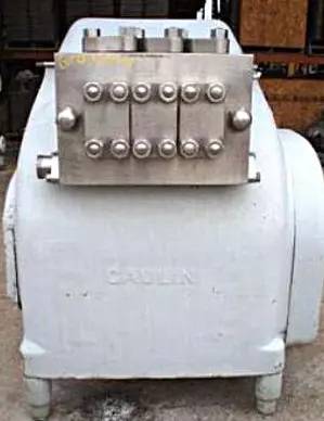 APV Gaulin #4000-DJF40, painted frame homogenizer, 4000 GPH, 2500 psi, 2 stages - Image 3