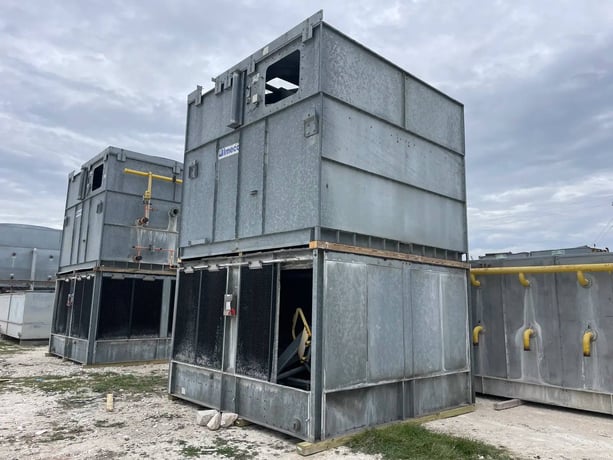 470 Ton, Imeco #IDC-1880-40, evaporative condenser, 1-20 HP motors, 1 tower unit - Image 5
