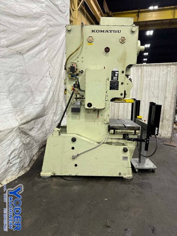 60 Ton, Komatsu #OBS60, OBI press, 4.72" stroke, 11.81" Shut Height, 2.76" power adjustment, 70 SPM, 1984 - Image 4