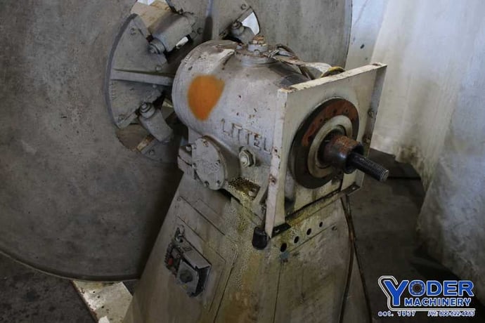 4000 lb. Littell #40-18, coil reel, 18" width, 15"-20" ID, 60" outside dimensions, 4 leafs, manual expansion - Image 3