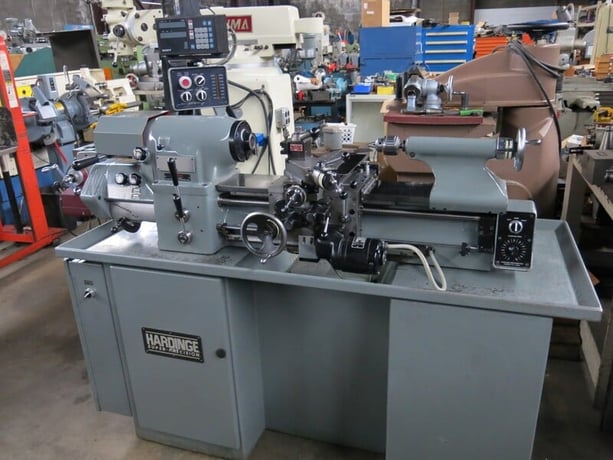 11" x 18" Hardinge #HLV-EM, Precision Toolroom Lathe, inch/metric, Sony digital read out, Steady Rest, 5C - Image 1
