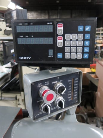 11" x 18" Hardinge #HLV-EM, Precision Toolroom Lathe, inch/metric, Sony digital read out, Steady Rest, 5C - Image 4