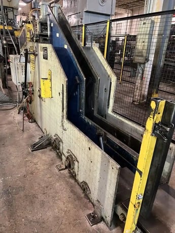 10000 lb. Colt #CSHC-100-12, coil cradle/straightener, 12" x .250", 70" outside dimension, 3" straightening - Image 3