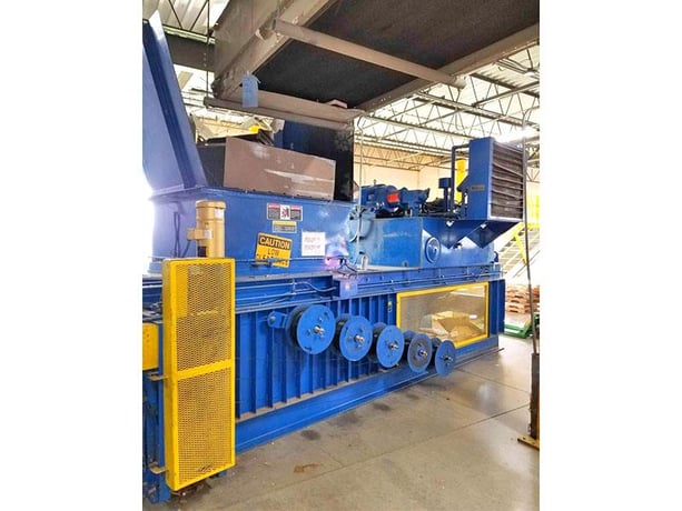 Selco #HLO-608-50, 48" x 40" x 72" auto-tie horizontal baler, 50 HP, 8" cylinder, 5" bore - Image 2