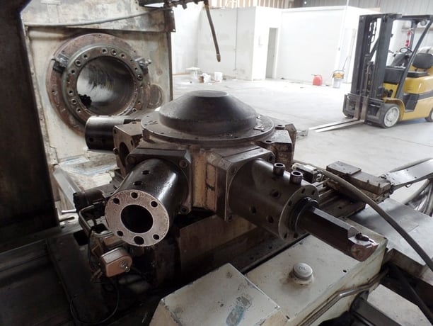 Mazak #Powermaster, Mazatrol T-Plus, 14" spindle bore, 42" swing, 2" extended stroke air chucks, 2000 (Pair) - Image 8