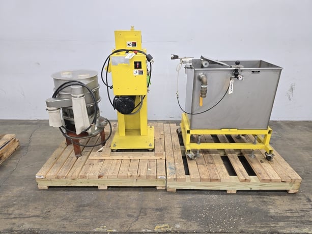 Wayne, lab strand pelletizing downstream equipment, 30" L x 16" width x 24" Deep strand cooling tank - Image 1