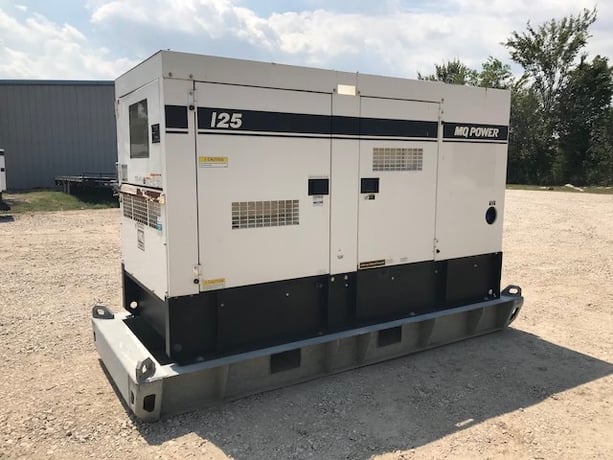 110 KW Multiquip #DCA125SSIU4F, standby, Tier 4F, 120/240/208/277/480 Volts, 7368 hours, 2016, $39.5k - Image 1