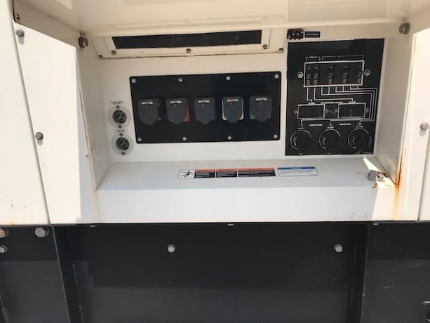110 KW Multiquip #DCA125SSIU4F, standby, Tier 4F, 120/240/208/277/480 Volts, 7368 hours, 2016, $39.5k - Image 6