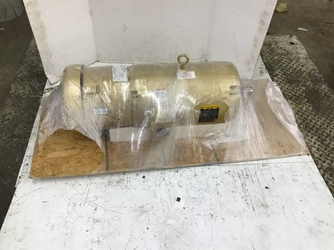 7.5 HP 1800 RPM Baldor VEBM3710T, Frame 213TC, TEFC, w/brake, 4P, new surplus, 230/460 Volts - Image 1
