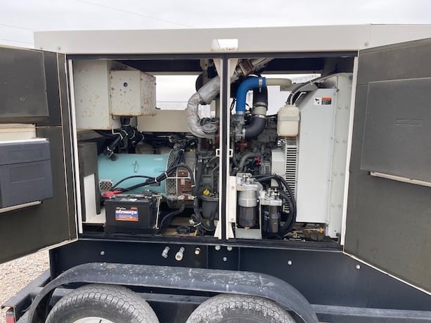 62 KW Multiquip #DCA70SSIU4F, trailer mounted, Tier 4F, 120/240/480 Volts, 8570 hours, 2016, $38k - Image 2