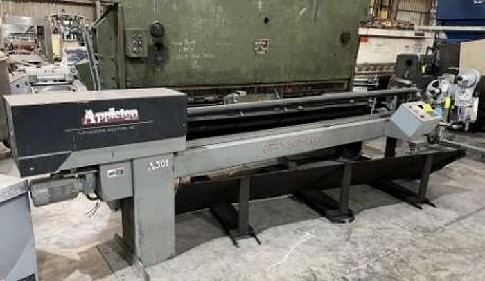 Appleton #A301, automatic core cutter, 3" core diameter, 2 HP,serial #03.29.04,2004 - Image 6