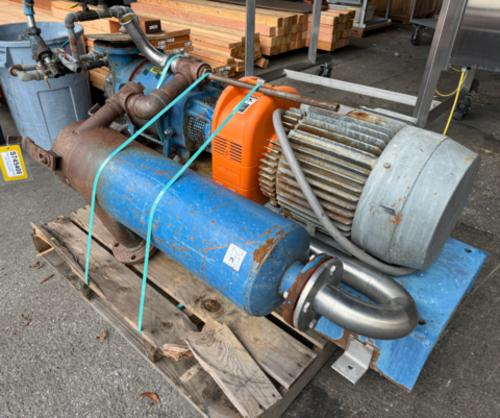 Nash #XL60/5, vacuum pump, liquid ring, 25 HP, 1750 RPM, 230/480 V., 2007 - Image 3