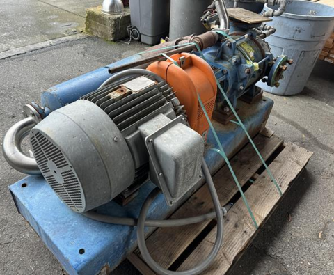 Nash #XL60/5, vacuum pump, liquid ring, 25 HP, 1750 RPM, 230/480 V., 2007 - Image 4