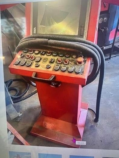 120" x 1-3/4" Akyapak #AKS30/35, hydraulic, 20" top roll, vertical & side supports - Image 4