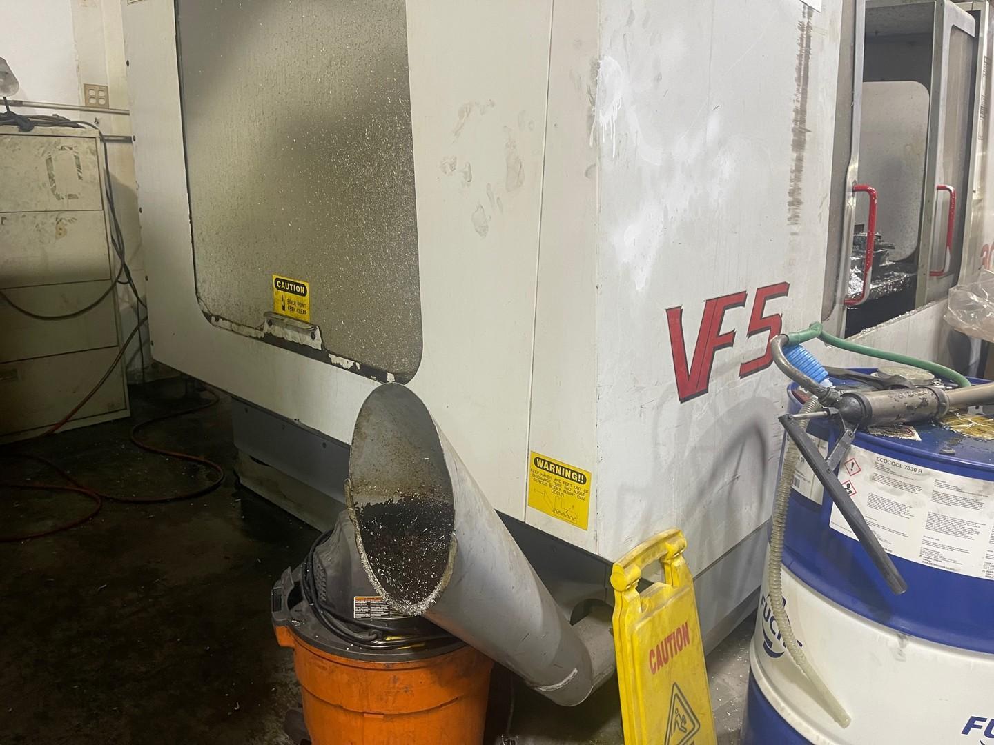 Haas #VF-5, CNC vertical machining center, 20 automatic tool changer, 50" X, 25" Y, 25" Z, 10000 RPM, #40, 30 - Image 6