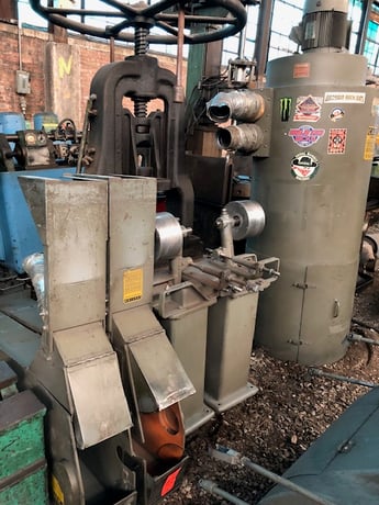 Hammond #7VRO-C, vari-speed, 7-1/2 HP, 1-1/4" arbors, backstands & DK-8 DusKolector - Image 7