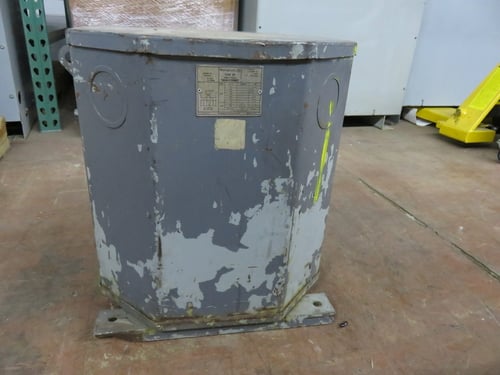 25 KVA 504 Primary, 120/240 Secondary, Westinghouse T-6E2025 transformer, 1 yr warranty - Image 1