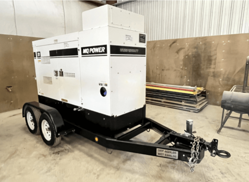 62 KW Multiquip #DCA70SSIU4F, trailer mounted, Tier 4F, 120/240/208/277/480 Volts, 9043 hours, 2020, $33.5k - Image 1