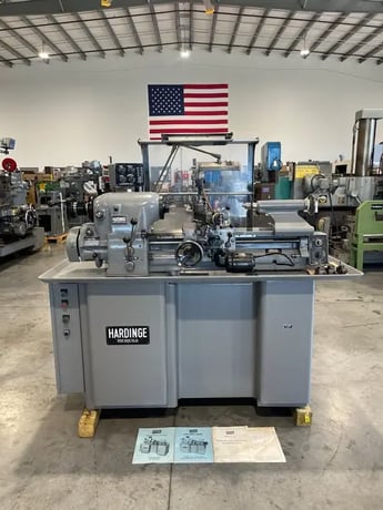 11" x 18" Hardinge #HLV-H, engine lathe, 1.25"hole, #2MT, 125-3000 RPM - Image 1