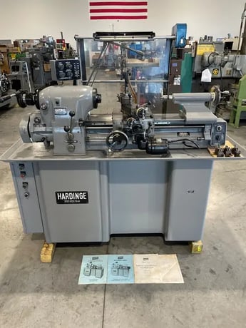 11" x 18" Hardinge #HLV-H, engine lathe, 1.25"hole, #2MT, 125-3000 RPM - Image 2