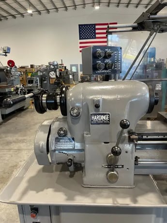 11" x 18" Hardinge #HLV-H, engine lathe, 1.25"hole, #2MT, 125-3000 RPM - Image 6